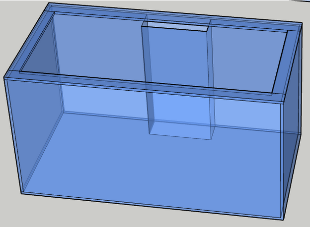CA - Semi Custom [120 Gallon], Low Iron Glass: Standard Glass Only, Overflow: Internal - 25% width on center, Bracing: Eurobrace